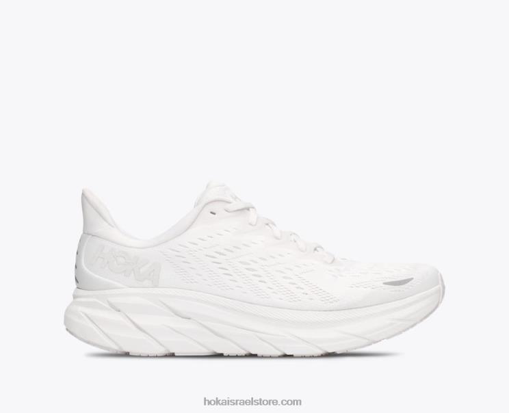 גברים Hoka לבן קליפטון 8 JTHXL575