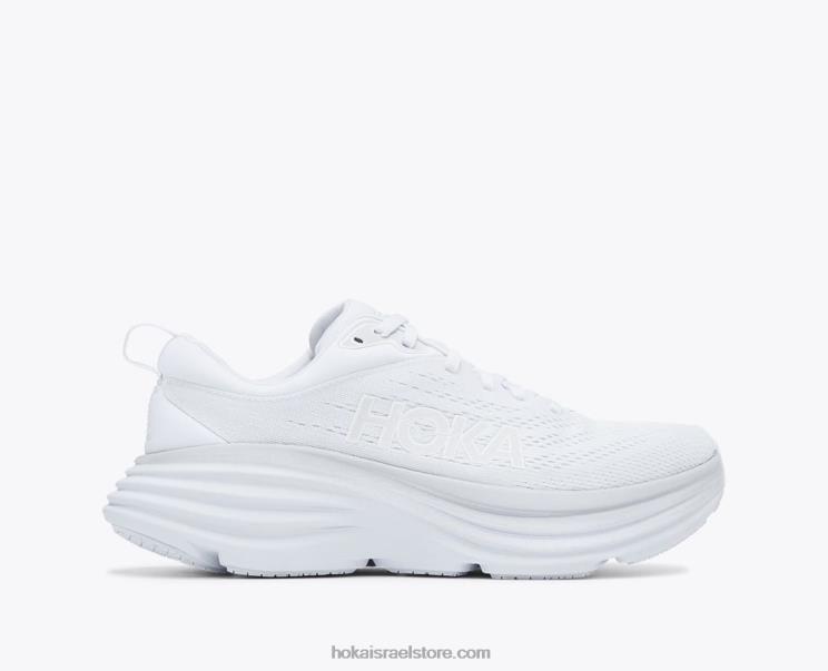 נשים Hoka לבן בונדי 8 JTHXL684