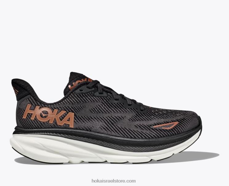נשים Hoka שחור/נחושת קליפטון 9 JTHXL226