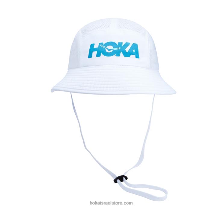 נשים Hoka לבן/כחול דיווה כובע הרפתקאות JTHXL399