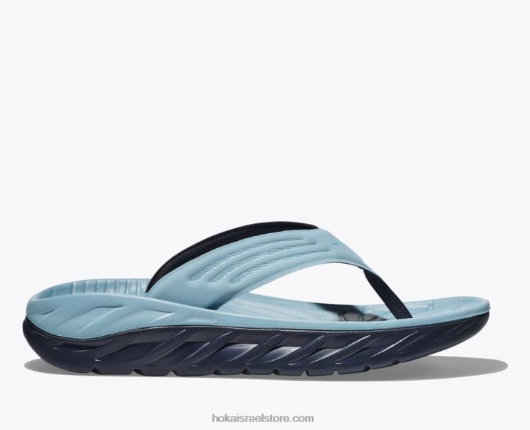 גברים Hoka כחול אבן/חלל חיצוני אורה היפוך התאוששות JTHXL564