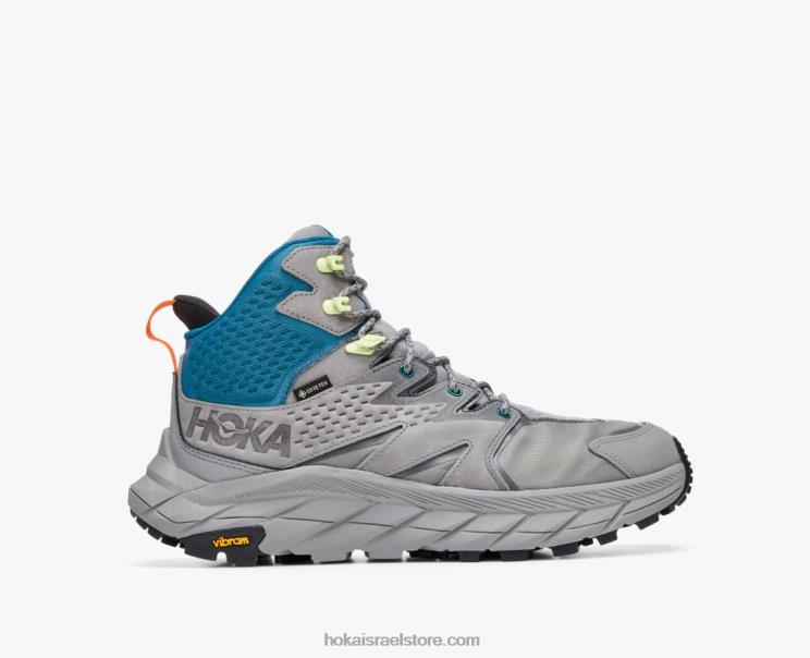 גברים Hoka עור כריש/אלמוג כחול anacapa mid gtx JTHXL536