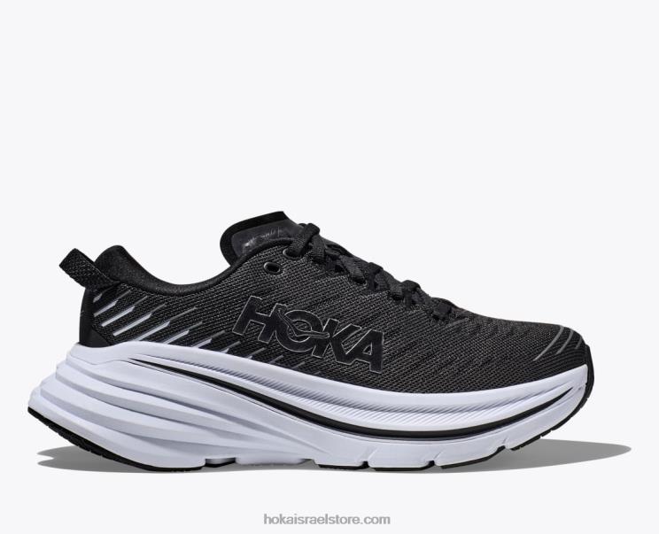 נשים Hoka לבן שחור bondi x JTHXL59