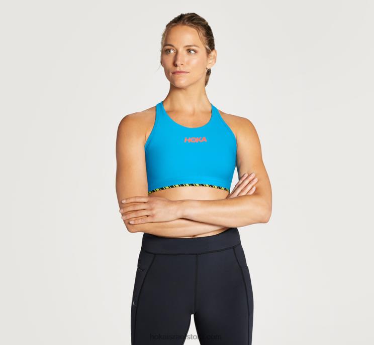 נשים Hoka איביזה כחול חזיית ספורט hupana JTHXL331