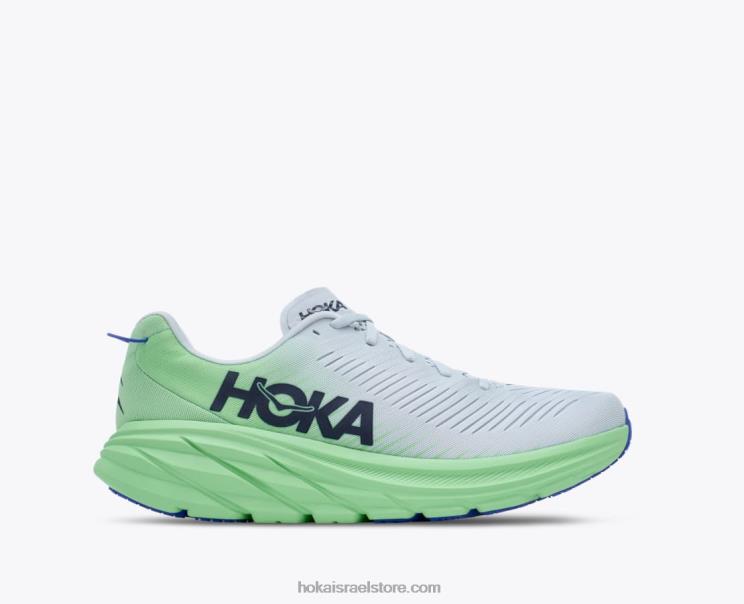 גברים Hoka plein air/אפר ירוק רינקון 3 JTHXL449